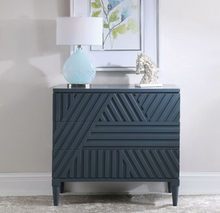 Colby 3 Drawer Chest   Blue
