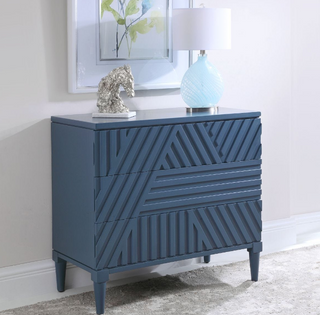 Colby 3 Drawer Chest   Blue
