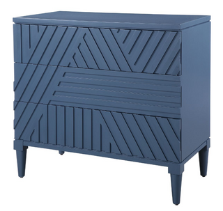 Colby 3 Drawer Chest   Blue

