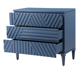 Colby 3 Drawer Chest   Blue

