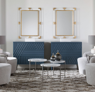 Colby 3 Drawer Chest   Blue
