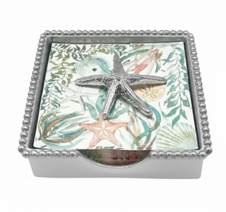 Spiny Starfish Beaded Napkin Box
