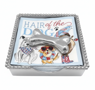 Dog Bone Beaded Napkin Box
