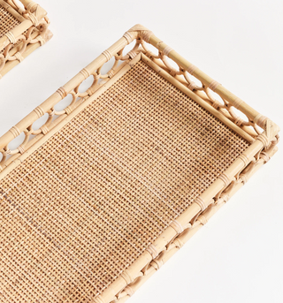 Ninette Rectangular Tray   Set of 2
