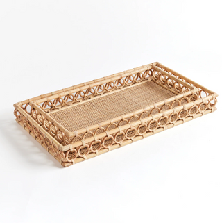 Ninette Rectangular Tray   Set of 2
