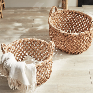 Emlyn Baskets with Handles   Set of 2
