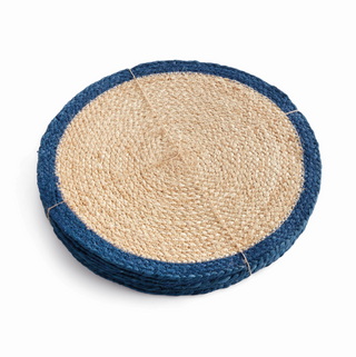 Jute Coil Round Placemat   Set of 8
