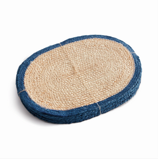 Jute Coil Oval Placemat   Set of 8
