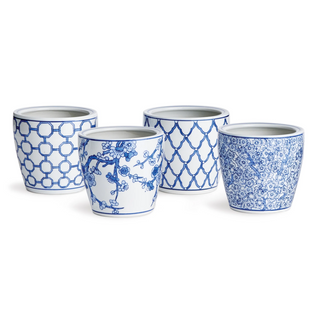 Barclay Butera Dynasty Midi Pots   Set of 4
