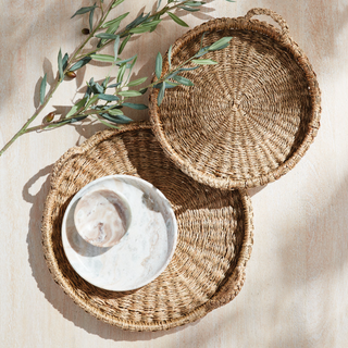 Sawyer Round Tray with Handles
