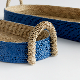 Tiana Seagrass Long Oval Basket
