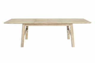 Palmer Dining Table With Double Butterfly Extension   71 102.5"W   Natural
