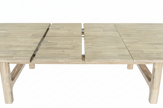 Palmer Dining Table With Double Butterfly Extension   71 102.5"W   Natural
