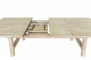 Palmer Dining Table With Double Butterfly Extension   71 102.5"W   Natural
