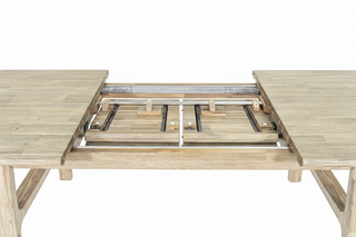 Palmer Dining Table With Double Butterfly Extension   71 102.5"W   Natural
