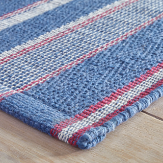 Camden Stripe Handwoven Cotton Rug
