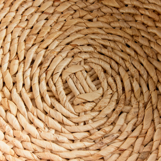 Abaca French Braided Baskets   Set of 2
