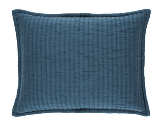 Boyfriend Matelasse Sham with Mantra Down Alternative Pillow Insert
