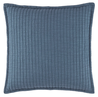 Boyfriend Matelasse Sham with Mantra Down Alternative Pillow Insert
