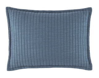 Boyfriend Matelasse Sham with Mantra Down Alternative Pillow Insert
