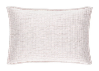Boyfriend Matelasse Sham with Mantra Down Alternative Pillow Insert
