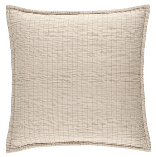 Boyfriend Matelasse Sham with Mantra Down Alternative Pillow Insert
