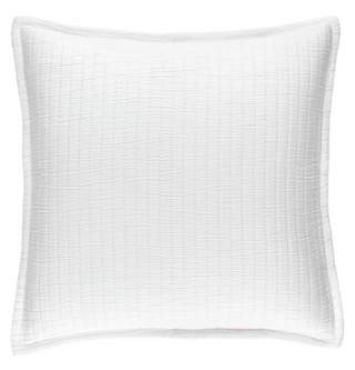 Boyfriend Matelasse Sham with Mantra Down Alternative Pillow Insert
