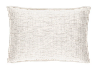 Boyfriend Matelasse Sham with Mantra Down Alternative Pillow Insert
