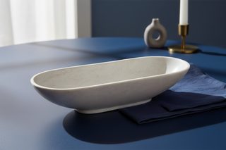 18" Oval Rajnagar Marble Bowl
