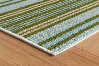 Caravan Stripe Machine Washable Rug
