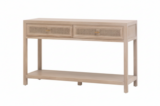 Cane 2 Drawer Entry Console
