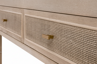 Cane 2 Drawer Entry Console
