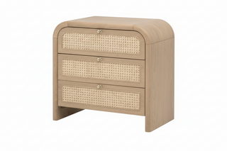 Cannes 3 Drawer Nightstand

