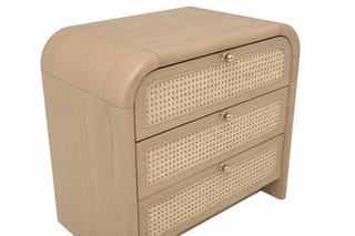 Cannes 3 Drawer Nightstand
