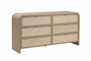 Cannes 6 Drawer Double Dresser
