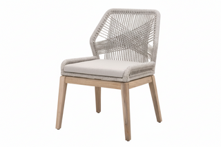 Set of 2   Loom Outdoor Dining Chair
