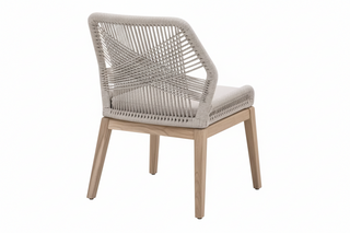 Set of 2   Loom Outdoor Dining Chair
