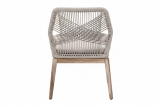 Set of 2   Loom Outdoor Dining Chair

