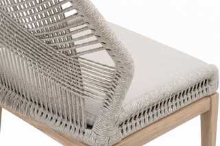 Set of 2   Loom Outdoor Dining Chair
