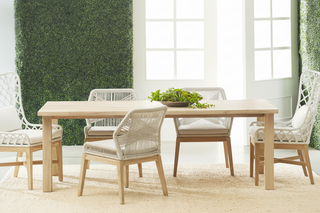 Set of 2   Loom Outdoor Dining Chair
