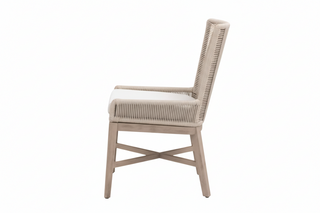 Set of 2   Overlay Outdoor Dining Chair

