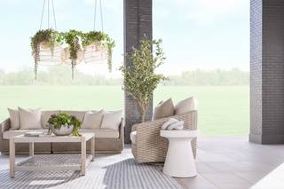 Caspian Outdoor Swivel Rocker Sofa Chair
