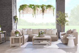 Caspian Outdoor Swivel Rocker Sofa Chair
