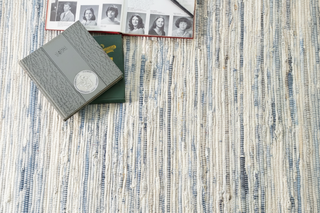 Denim Rag Handwoven Cotton Rug
