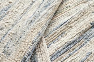 Denim Rag Handwoven Cotton Rug
