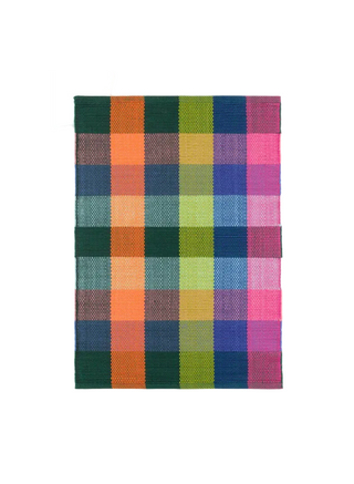 Happy Plaid Handwoven Indoor/Outdoor Rug
