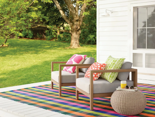 Happy Plaid Handwoven Indoor/Outdoor Rug
