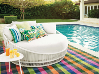 Happy Plaid Handwoven Indoor/Outdoor Rug
