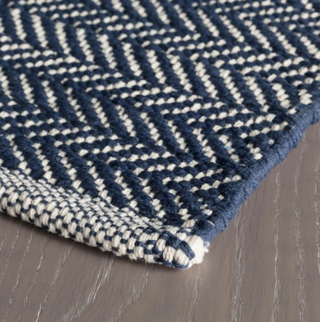 Herringbone Handwoven Cotton Rug
