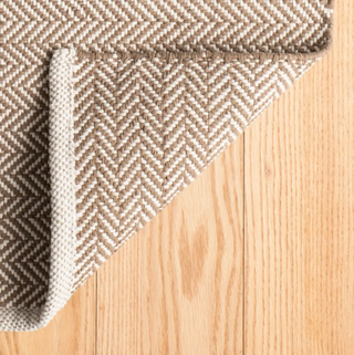 Herringbone Handwoven Cotton Rug
